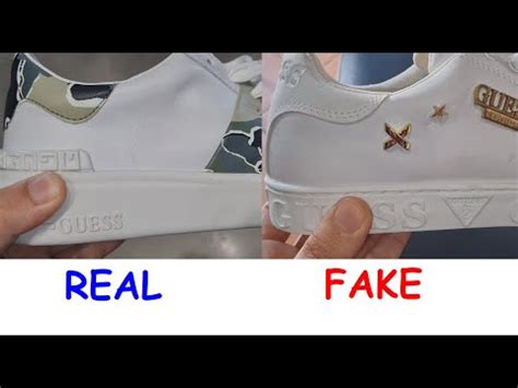 how to spot fake guess shoes|guess shoes real or fake.